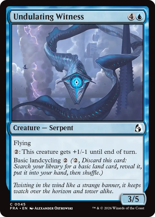 Undulating Witness (45) - NM - front