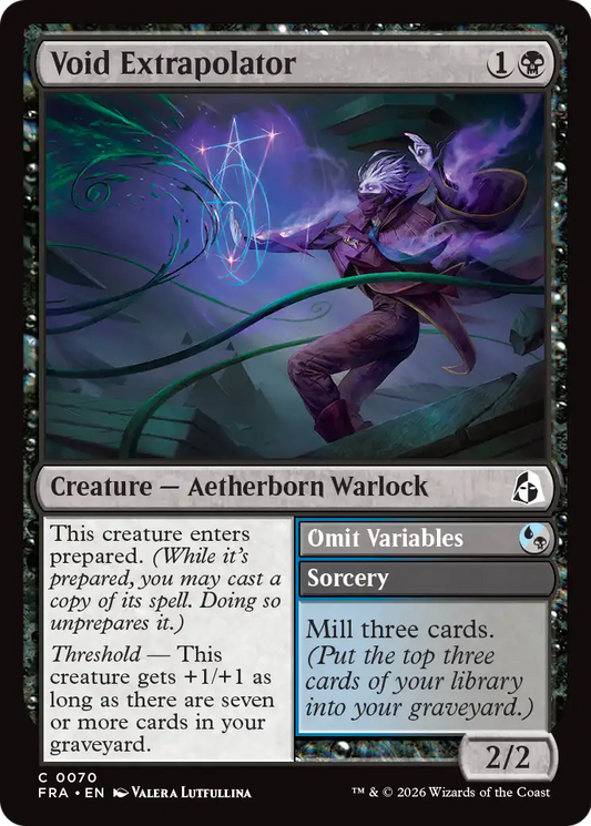Void Extrapolator // Omit Variables (70) - NM - front
