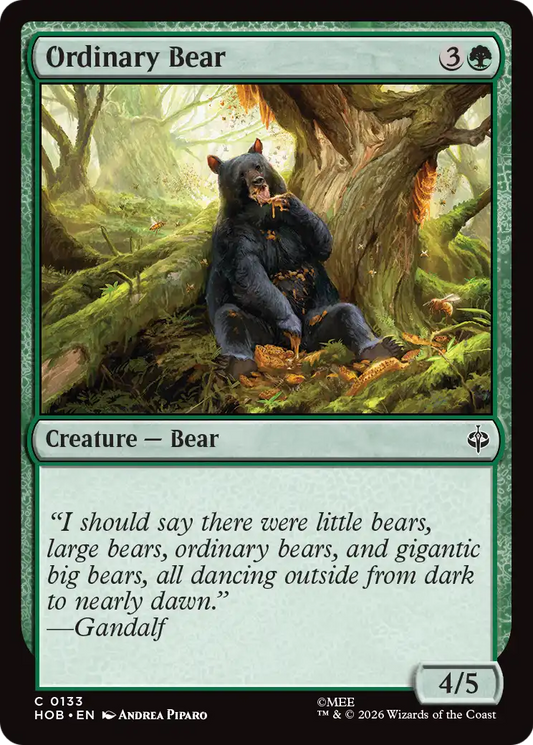 Ordinary Bear (133) - NM - front