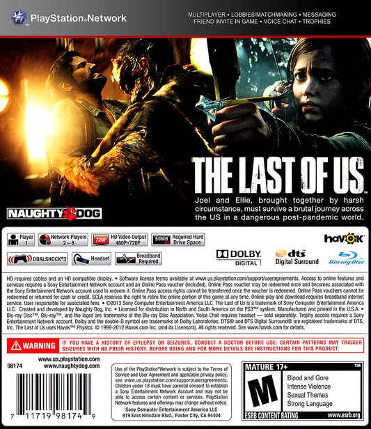 The Last of Us - back
