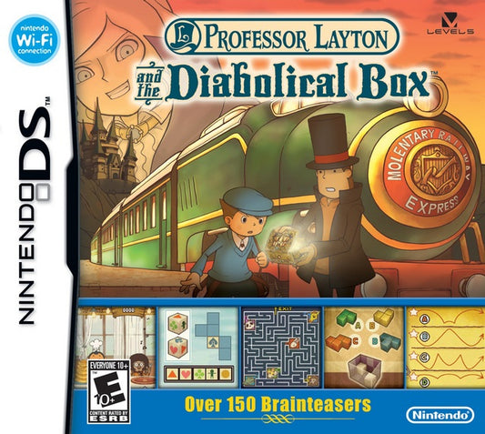 Professor Layton and The Diabolical Box - front