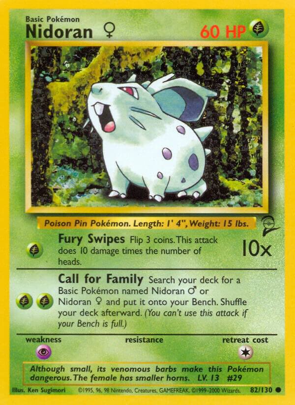 Nidoran F - 082/130 - NM - front