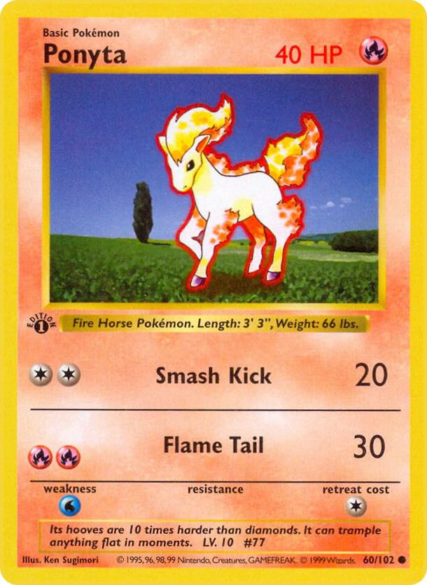 Ponyta - 060/102 (Unlimited) - HP - front