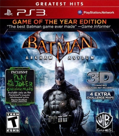 Batman: Arkham Asylum [Game of the Year Greatest Hits] - front
