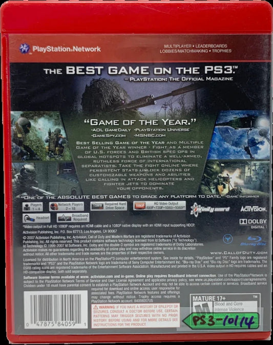 Call of Duty Modern Warfare 2 [Greatest Hits] - back