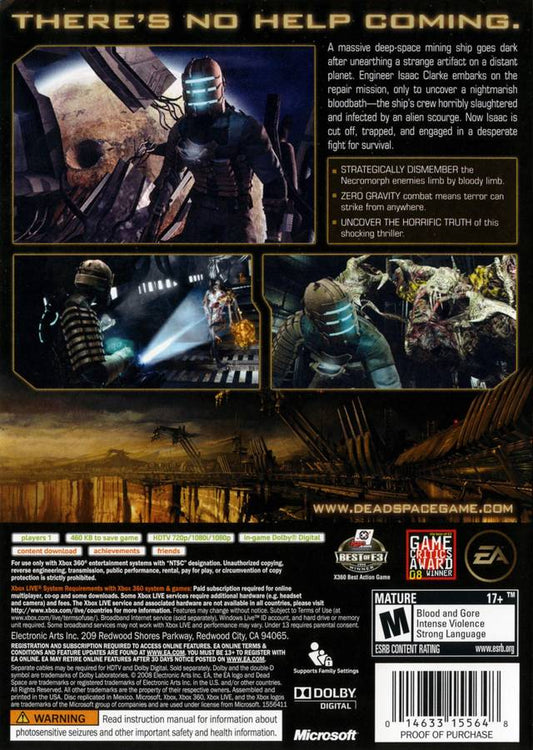 Dead Space - back