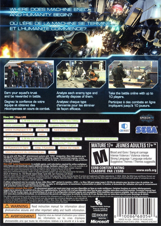 Binary Domain - back