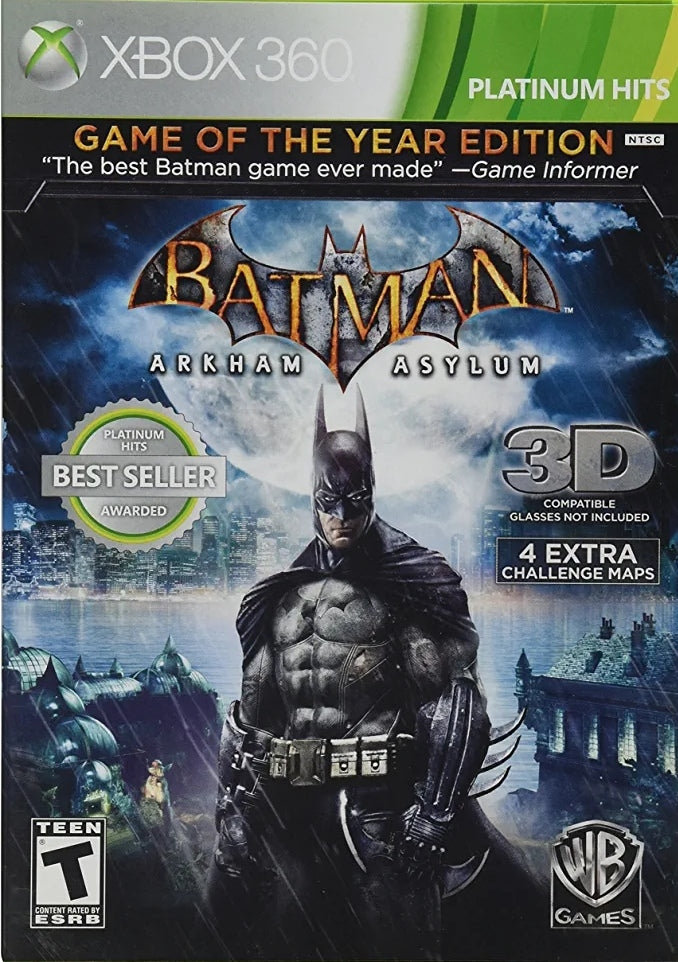 Batman: Arkham Asylum [Game Of The Year Edition Platinum Hits] - front