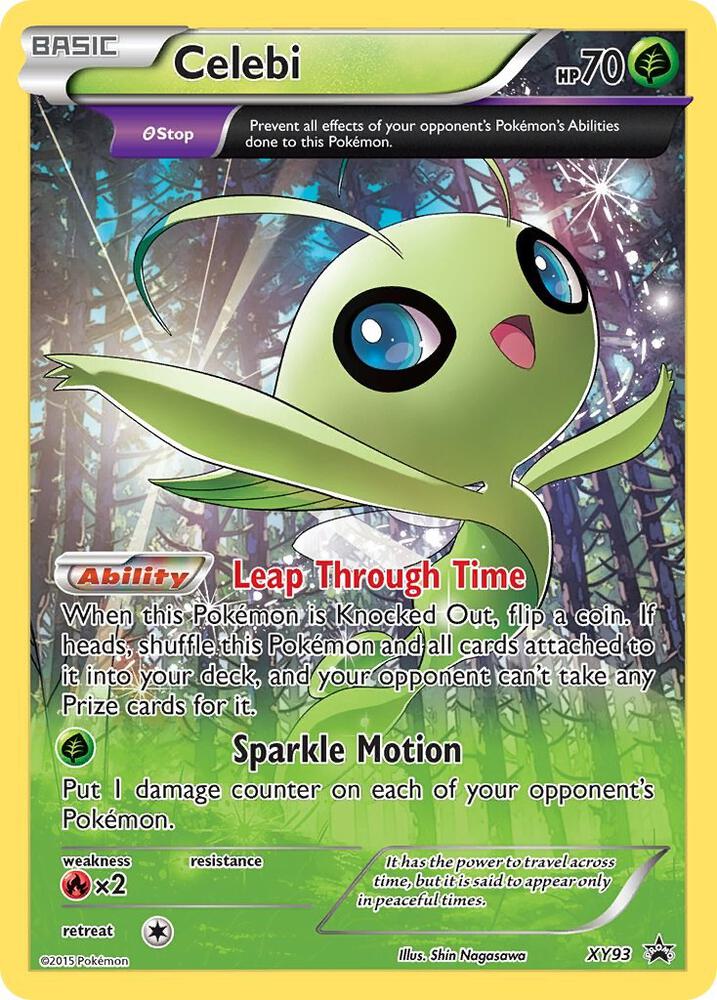 Celebi - XY93 (Holofoil) - LP - front
