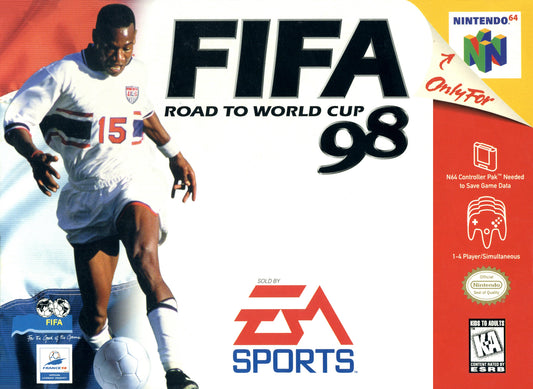 FIFA Road to World Cup 98 - front