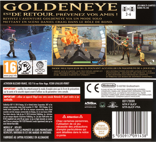 007 GoldenEye - back