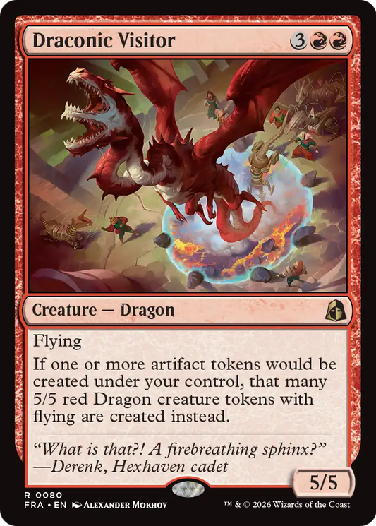 Draconic Visitor (80) - NM - front