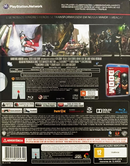 Injustice: Gods Among Us - back