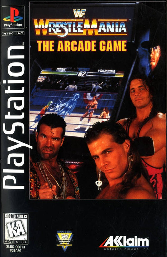 WWF Wrestlemania The Arcade Game - front