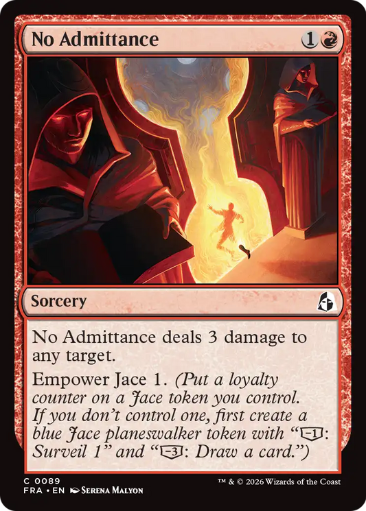 No Admittance (89) - NM - front