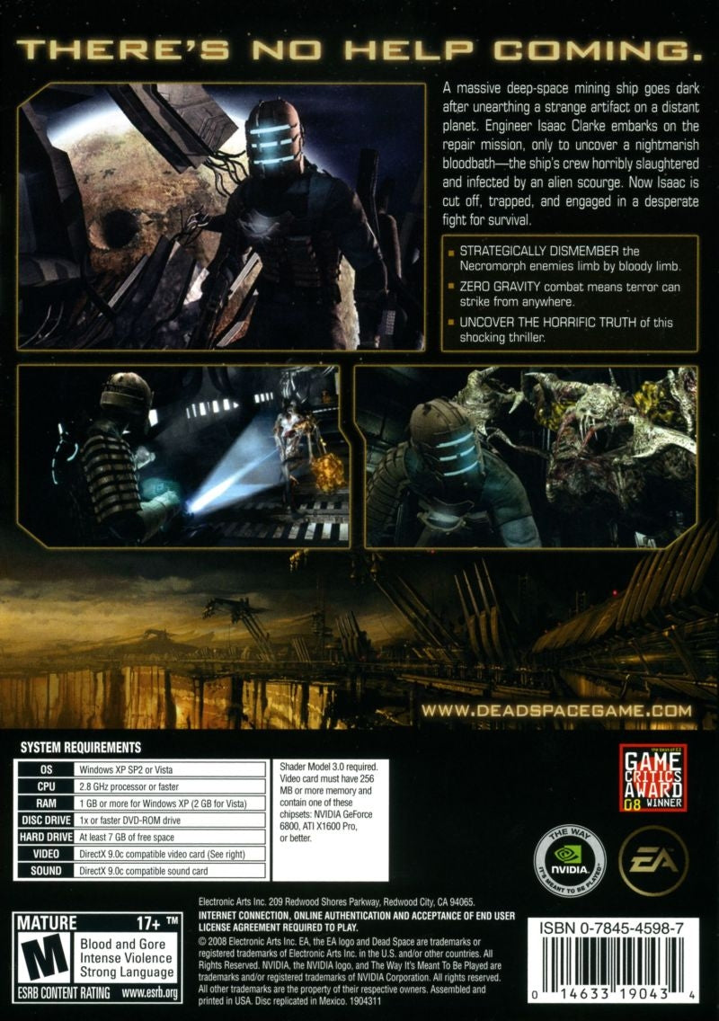 Dead Space - back