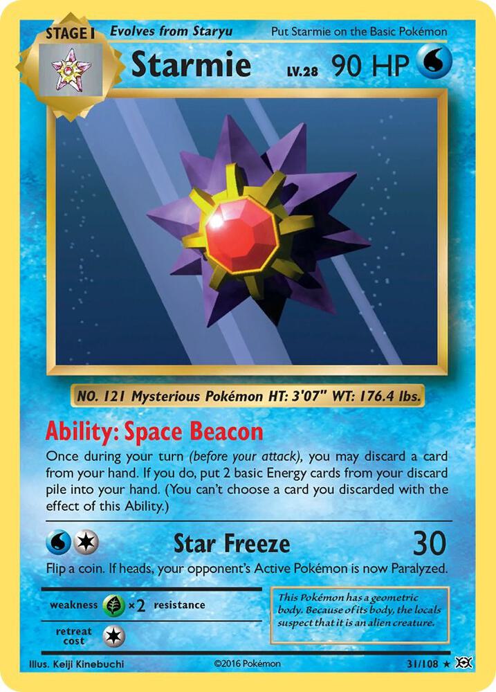 Starmie - 31/108 - NM - front