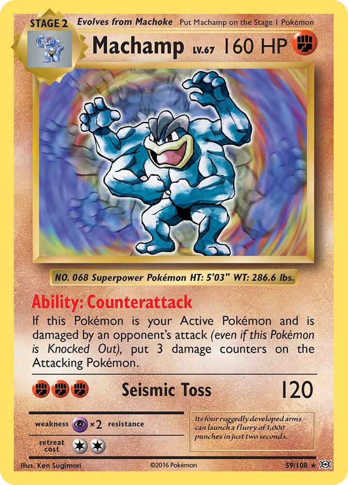 Machamp - 59/108 (Holofoil) - MP - front