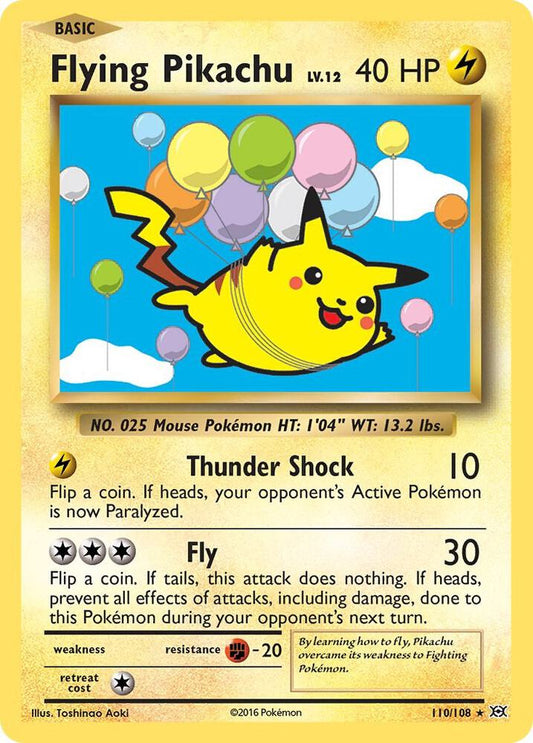Flying Pikachu - 110/108 - LP - front