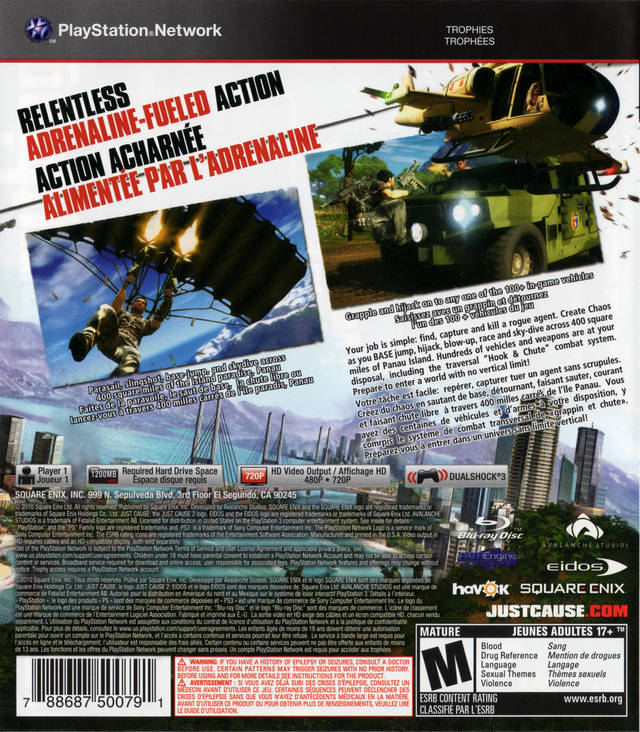 Just Cause 2 - back
