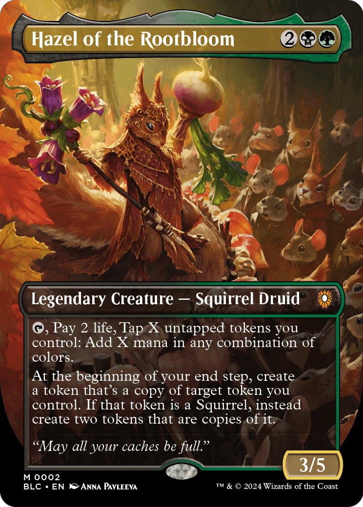 Hazel of the Rootbloom (2) - BORDERLESS - FULL ART (Foil) - NM - front