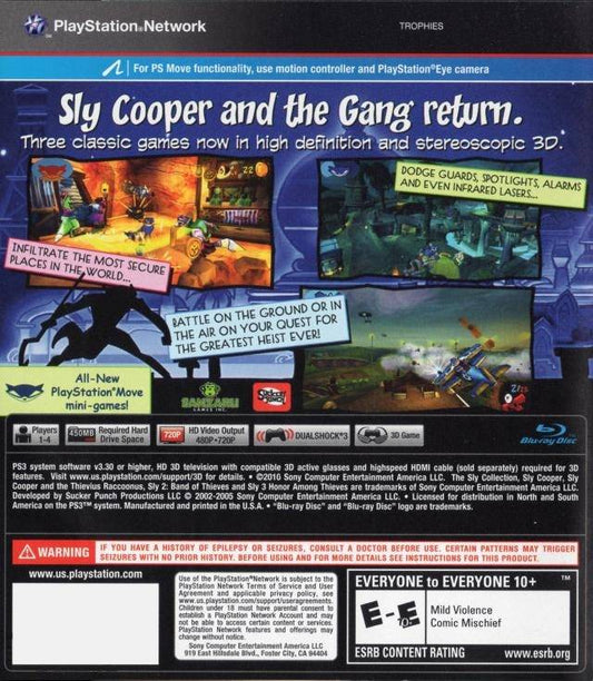 The Sly Collection - back