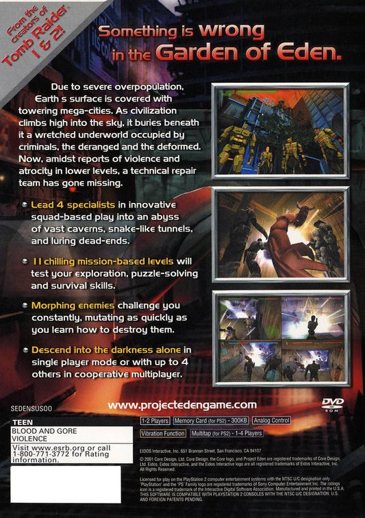Project Eden - back