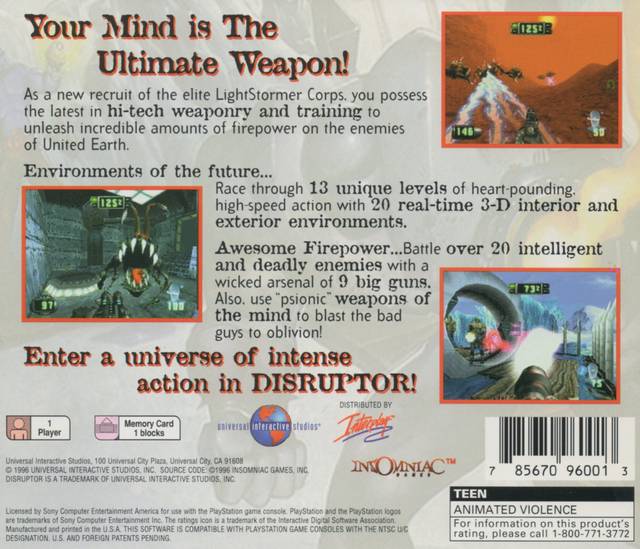 Disruptor - back