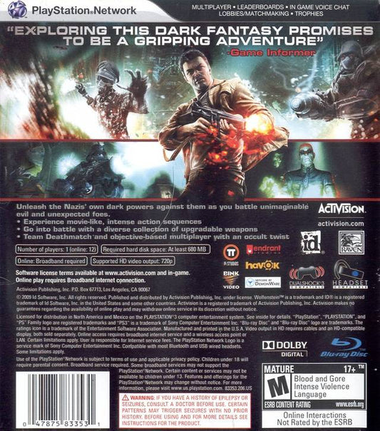 Wolfenstein - back