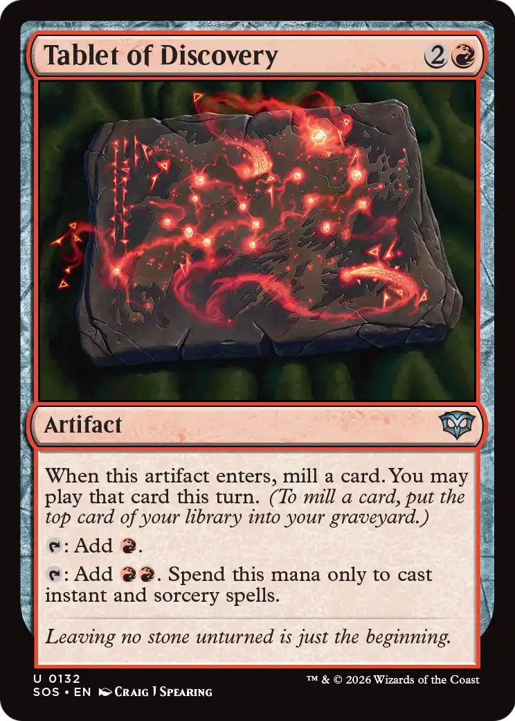 Tablet of Discovery (132) (Foil) - NM - front