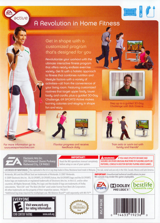 EA Sports Active - back