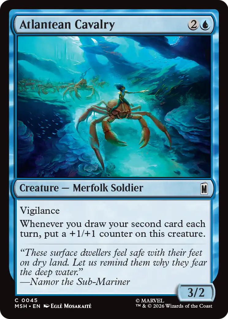 Atlantean Cavalry (45) - NM - front