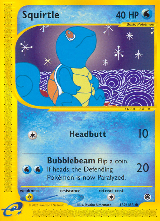 Squirtle - 132/165 - NM - front