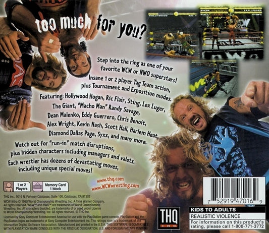 WCW Nitro - back