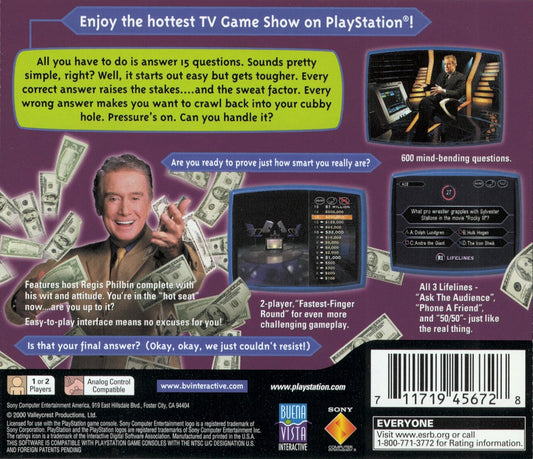 Who Wants To Be A Millionaire 2nd Edition - back