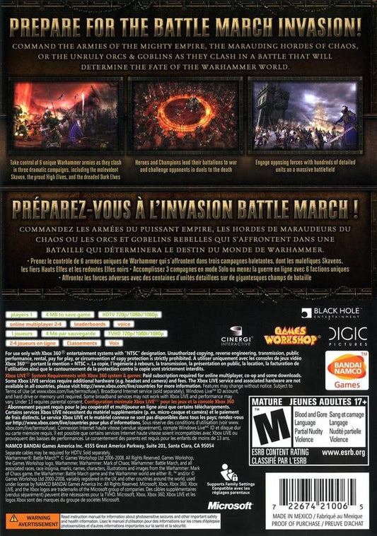 Warhammer Battle March - back