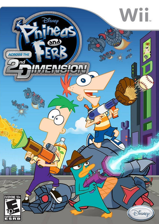 Phineas and Ferb: Across the 2nd Dimension - front