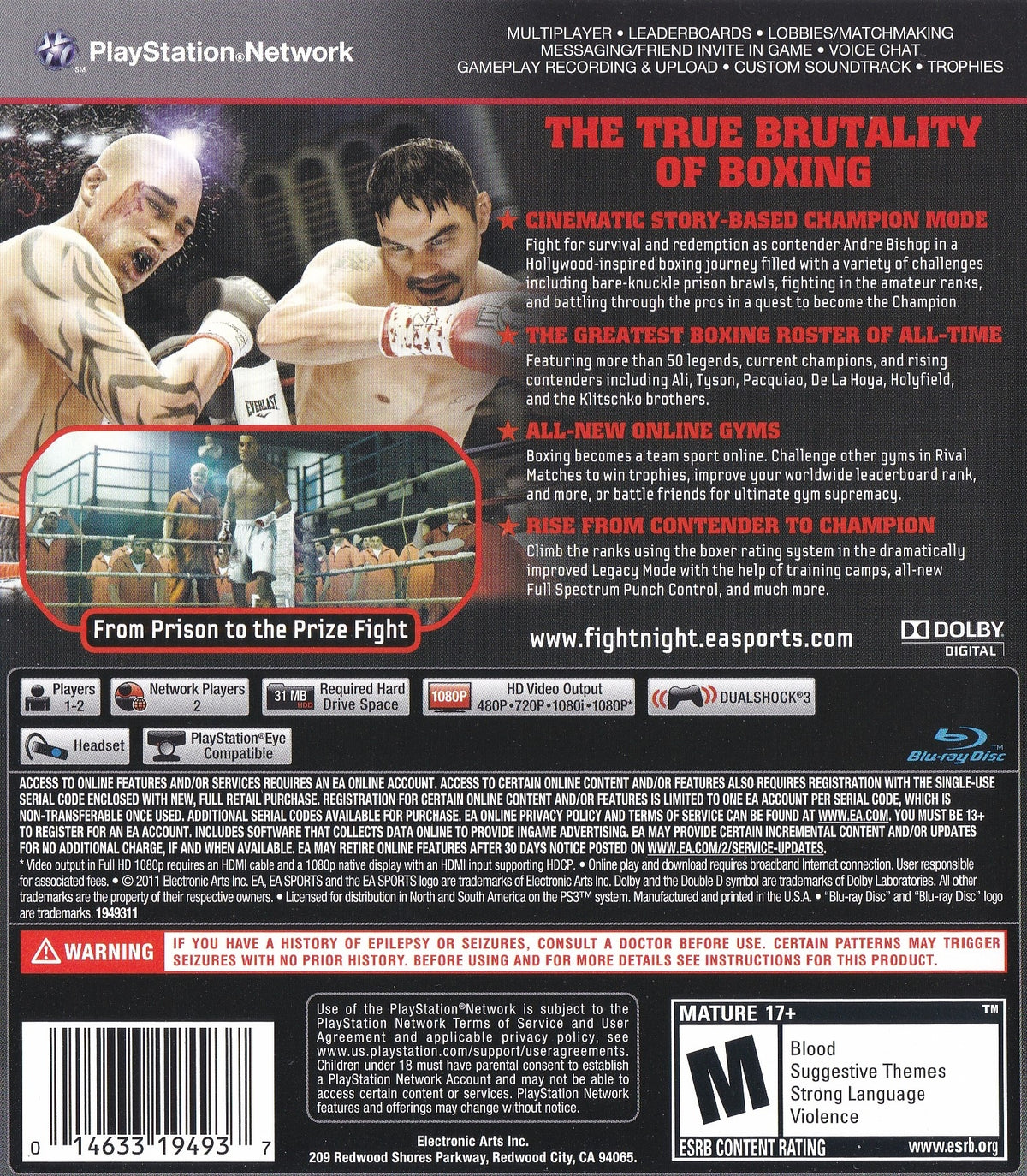 Fight Night Champion - back