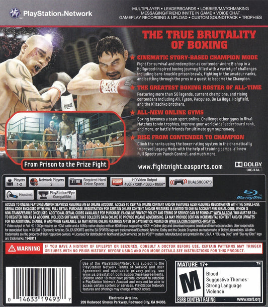 Fight Night Champion - back
