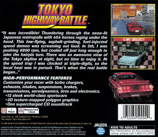Tokyo Highway Battle - back