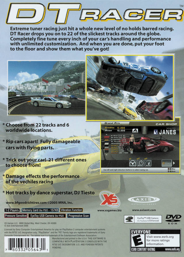 DT Racer - back