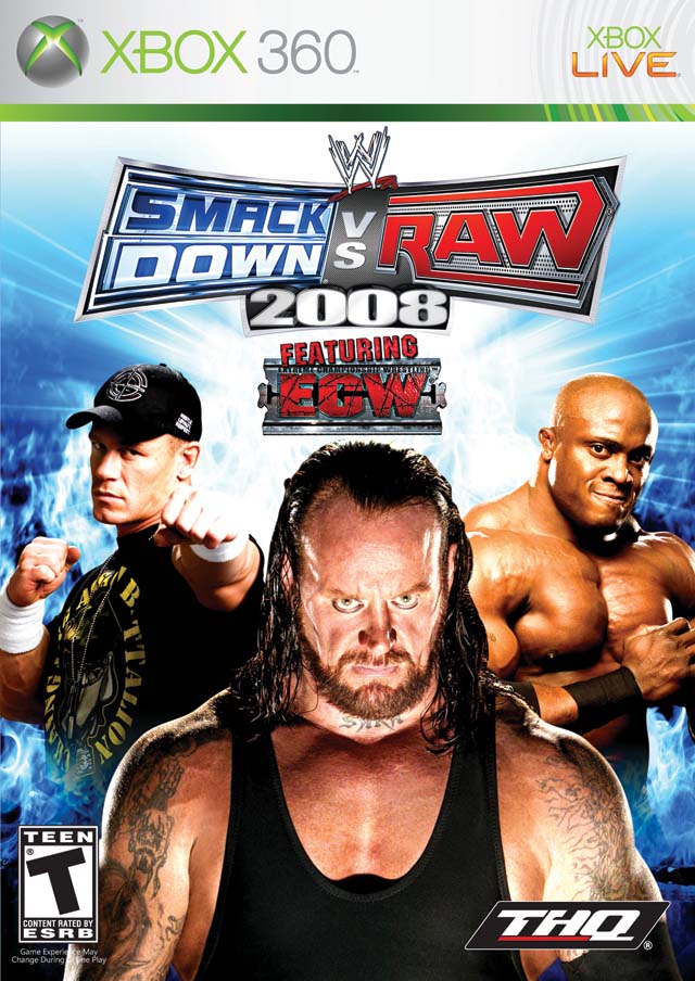 WWE Smackdown vs. Raw 2008 - front