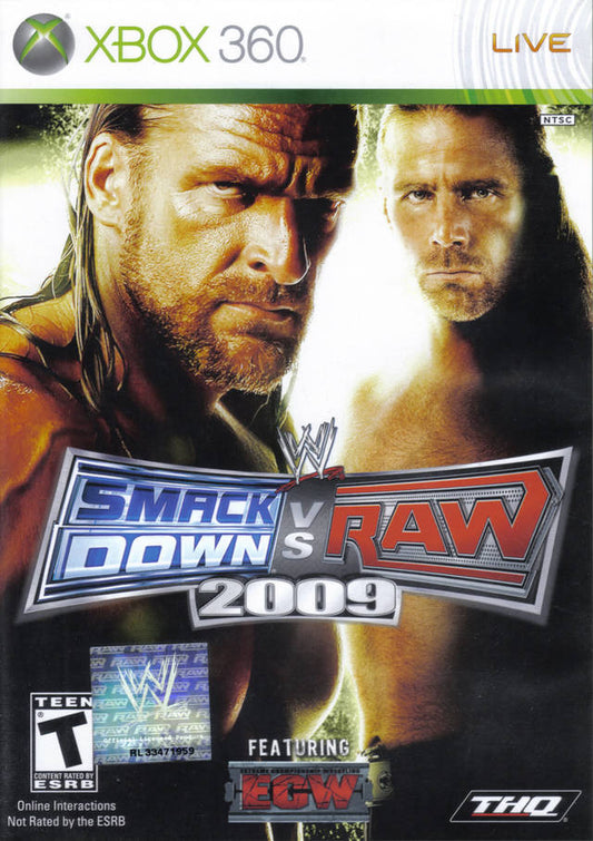 WWE Smackdown vs. Raw 2009 - front