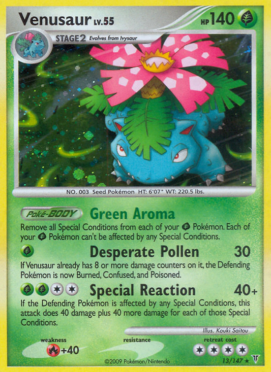 Venusaur (DPPt Supreme Victors) - 013/147 - LP - front