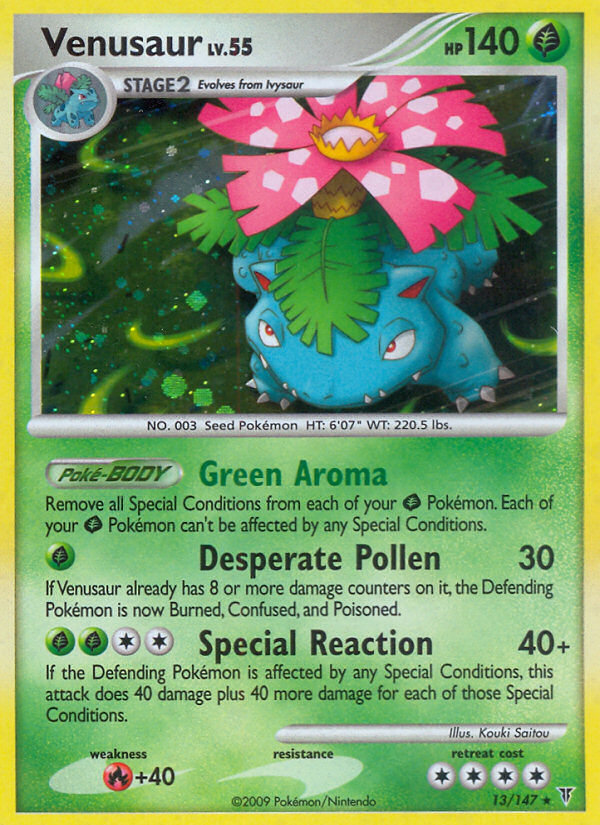 Venusaur (DPPt Supreme Victors) - 013/147 - LP - front