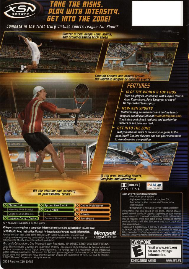 Top Spin - back
