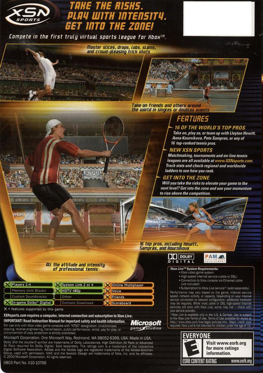 Top Spin - back