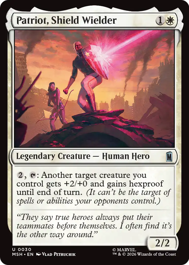 Patriot, Shield Wielder (30) - NM - front