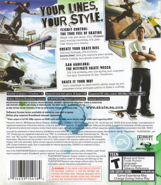 Skate - back