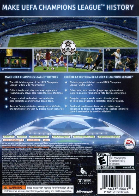 UEFA Champions League 2006-2007 - back